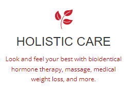 Holistic Care Information Banner on White
